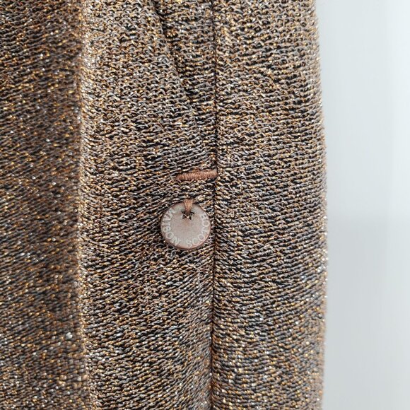 SCOTCH & SODA Wide Leg Stretch Lurex Pants Women Size Small High Waisted - Picture 6 of 16